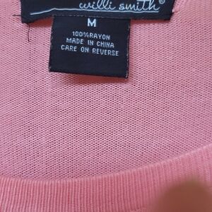 Willi Smith Coral Women's Sweater